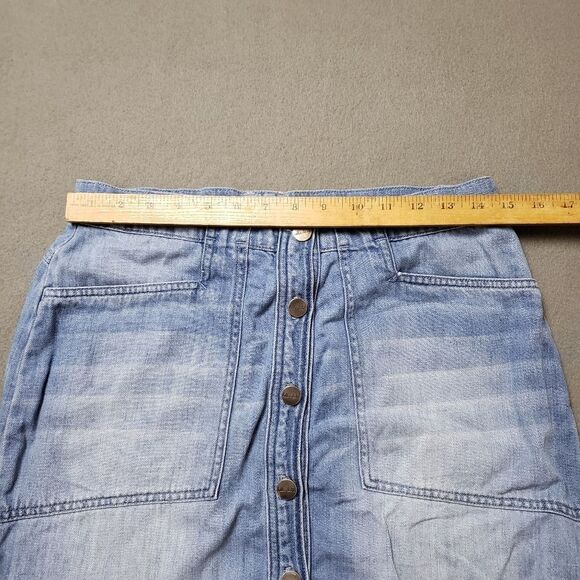 Bella Dahl High Low Mini Skirt Size 28 distressed - Picture 9 of 12